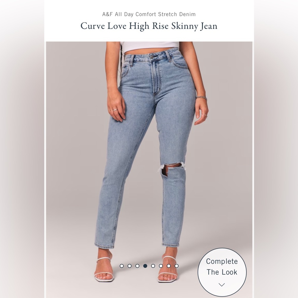 SOLD on Mercari A&F Curve Love High Rise Skinny Jeans